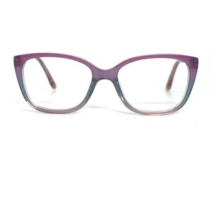BCBGMAXAZRIA Galena Purple Fade Cat Eye Eyeglasses Frames Made Italy 48 15 130